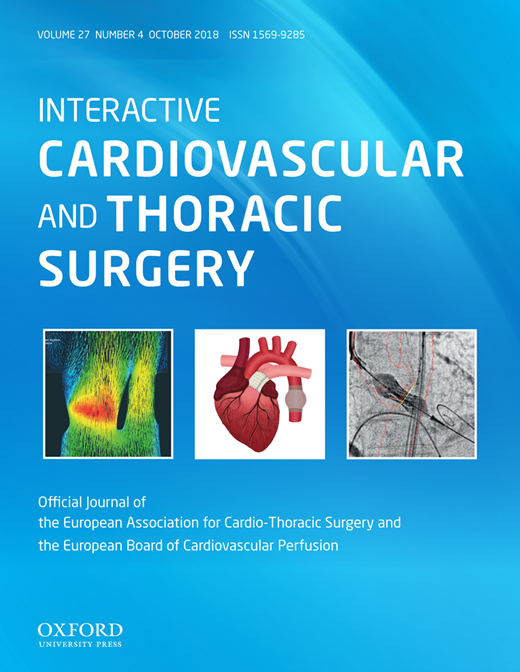 論文 BLUNT ABDOMINAL AORTIC INJURY MAY ACCOMPANY BOWEL TRANSECTION已刊登於 INTERACTIVE JOURNAL OF CARDIOVASCULAR AND THORACIC SURGERY